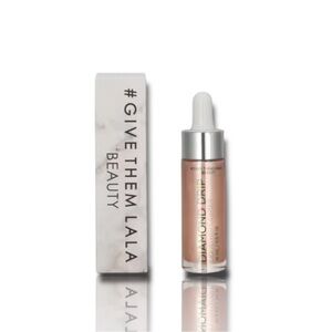 Give Them LaLa Beauty Diamond Drip Liquid Highlighter `24K’ Full Size New